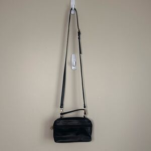 Nordstrom Area Stars Black Vegan Leather Crossbody Purse